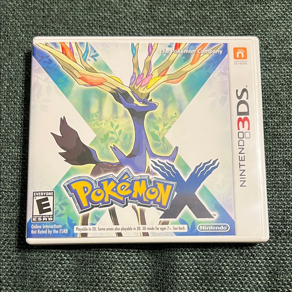 *NO GAME* Nintendo 3DS Pokémon X Case Only